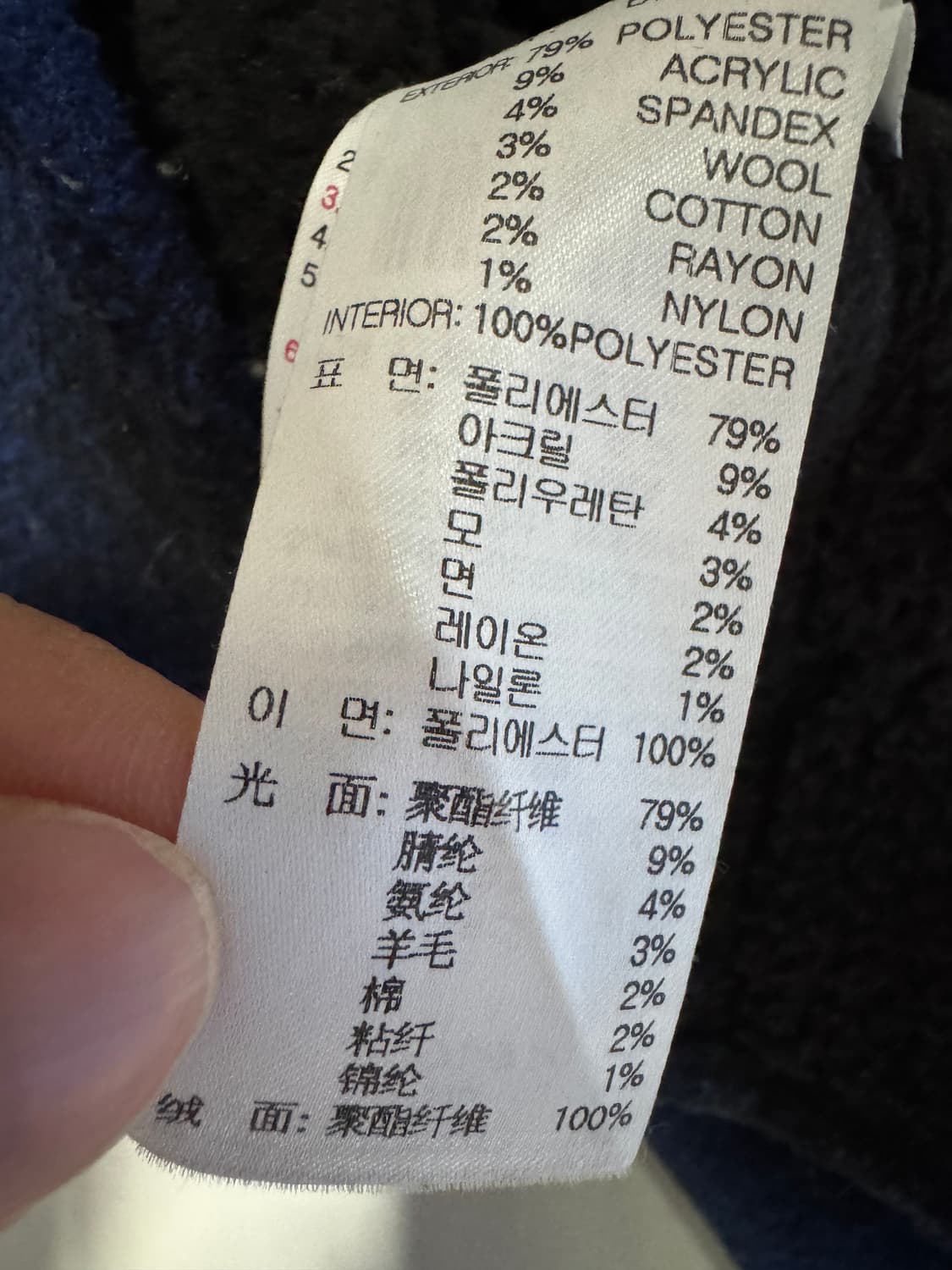 여성 게스 guess 양털 내피 타단체크 셔츠 자켓 상품이미지4