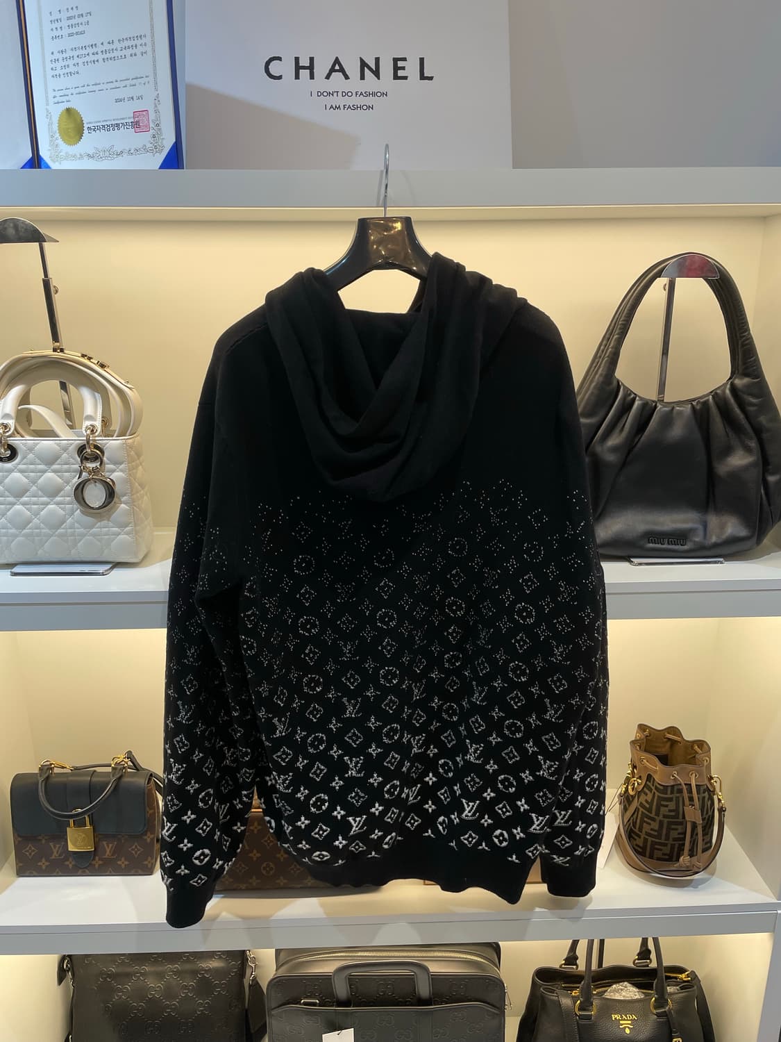 [정품/XL] 루이비통 모노그램 후드티 상품이미지2