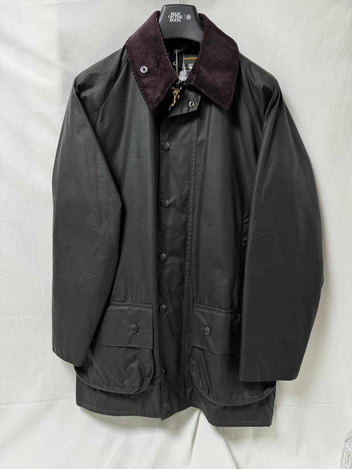 바버 뷰포트 왁스 자켓 세이지 38 (새상품) 상품이미지2