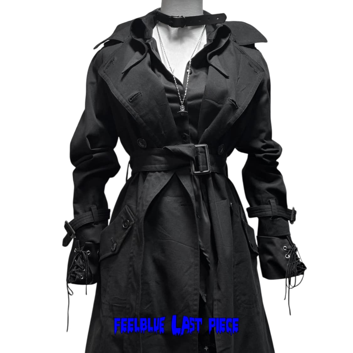 Belted Gothic Trench Coat 상품이미지2