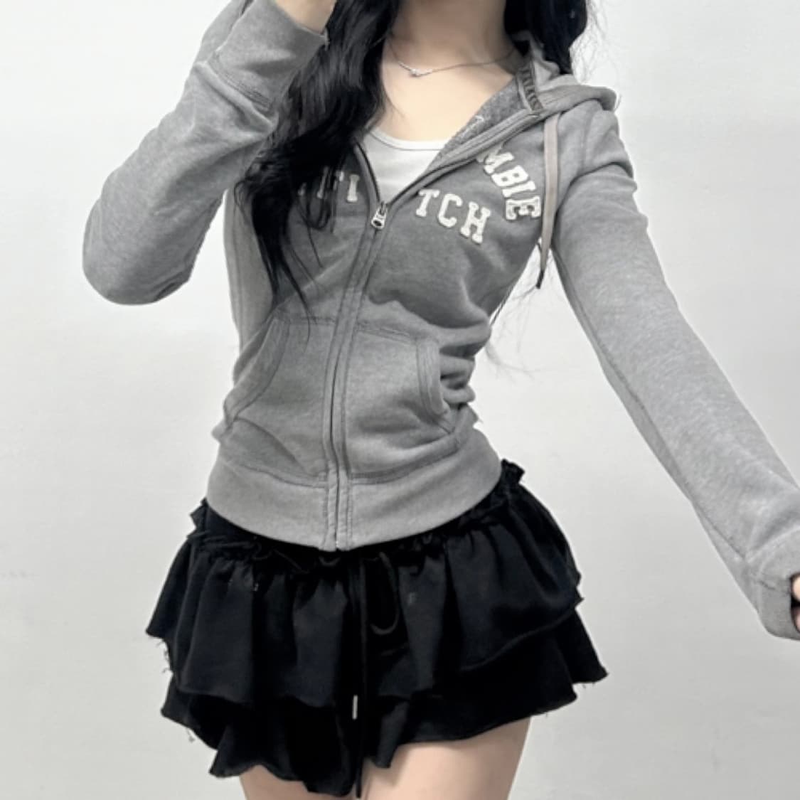 대대장 아베크롬비 딱붙핏 후드집업 s 상품이미지2