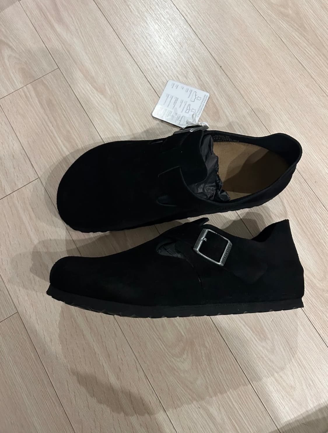 버켄스탁 런던 스웨이드 블랙 250 새상품 상품이미지2