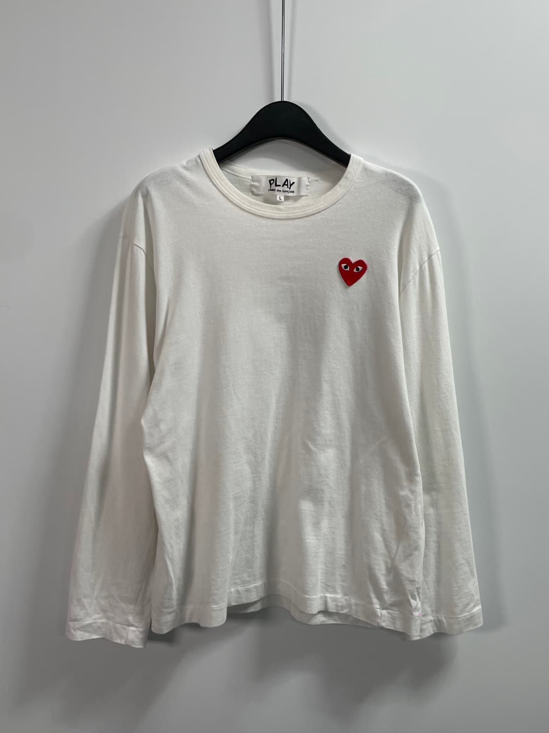 꼼데가르송 우먼스 와펜 롱슬리브 긴팔티 (on.420)    상품이미지1