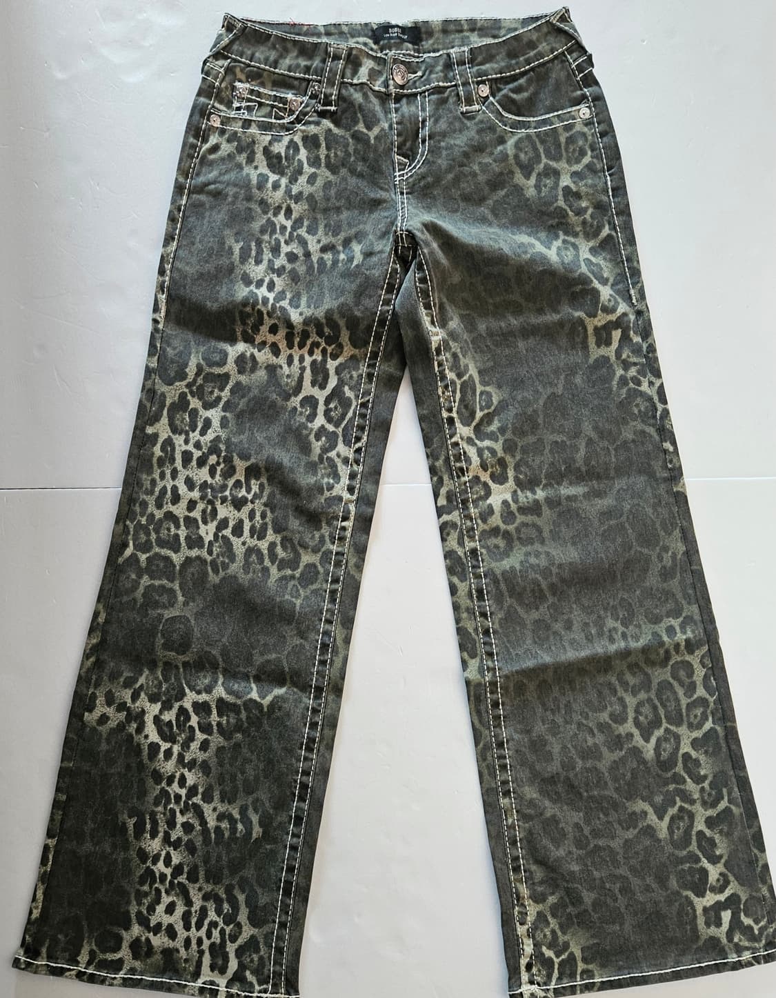 트루 릴리젼 로우라이즈 빅티 데님 팬츠 상품이미지3