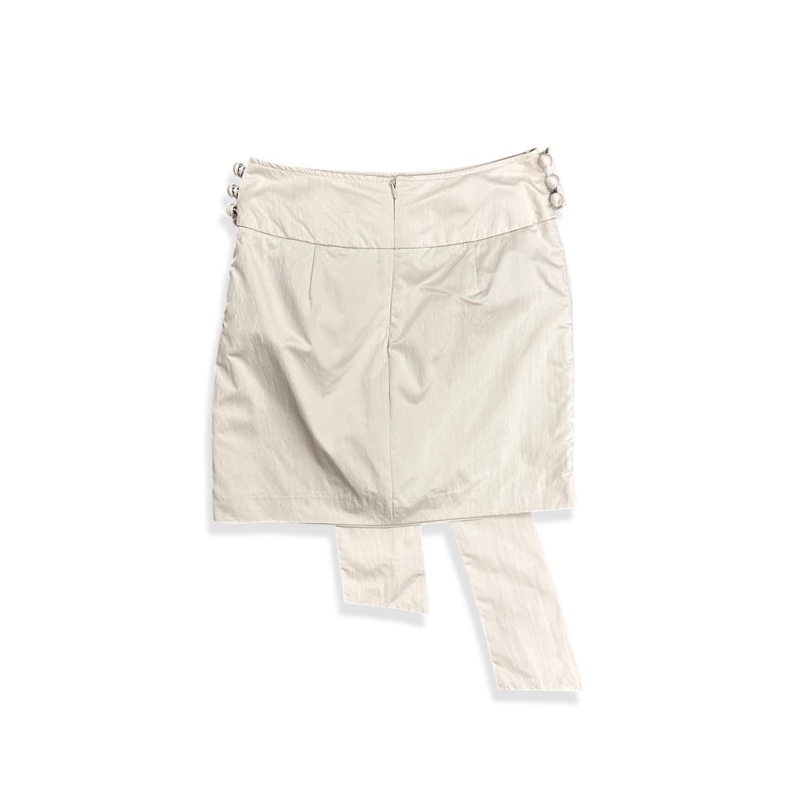 Beige Belted Midi Skirt 상품이미지3