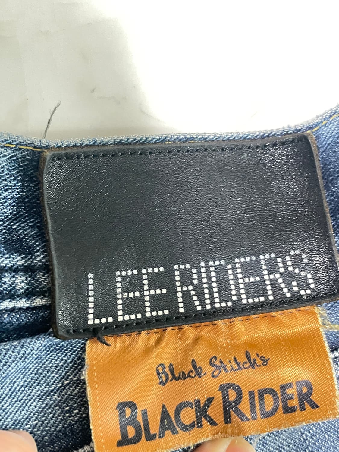LEE 라이더스 블랙스티치 일본 빈티지 청S사이즈 상품이미지4