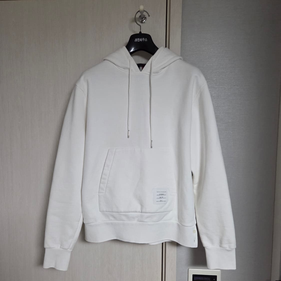 [정품] 톰브라운 백삼선 후드티 화이트 2 상품이미지1