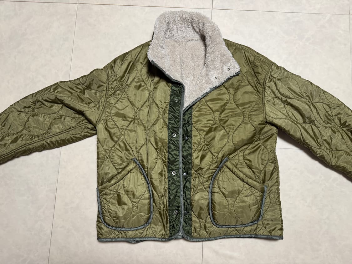 Reversible Nylon Rip Boa Jacket 상품이미지1