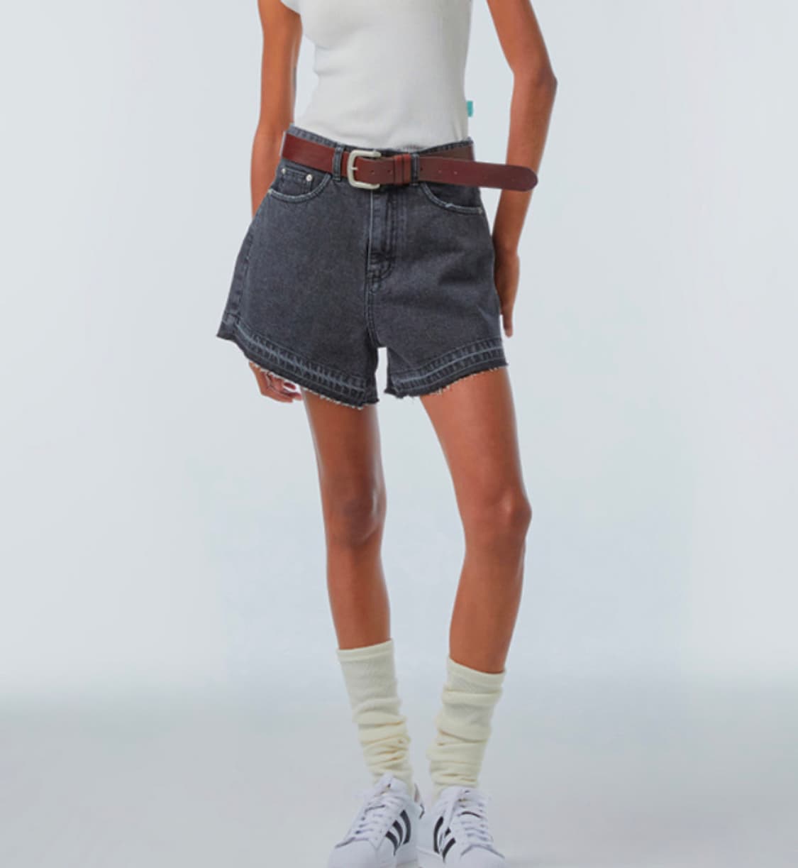 인스턴트펑크 데님반바지 상품이미지1