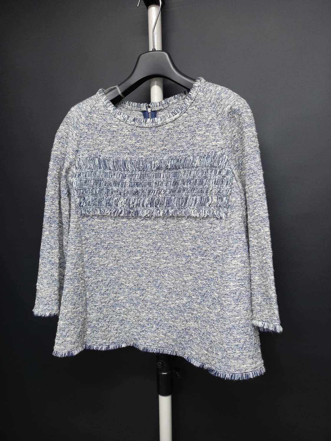 SJSJ 춘하추 얇은 트위드 7부 블라우스 66 상품이미지3