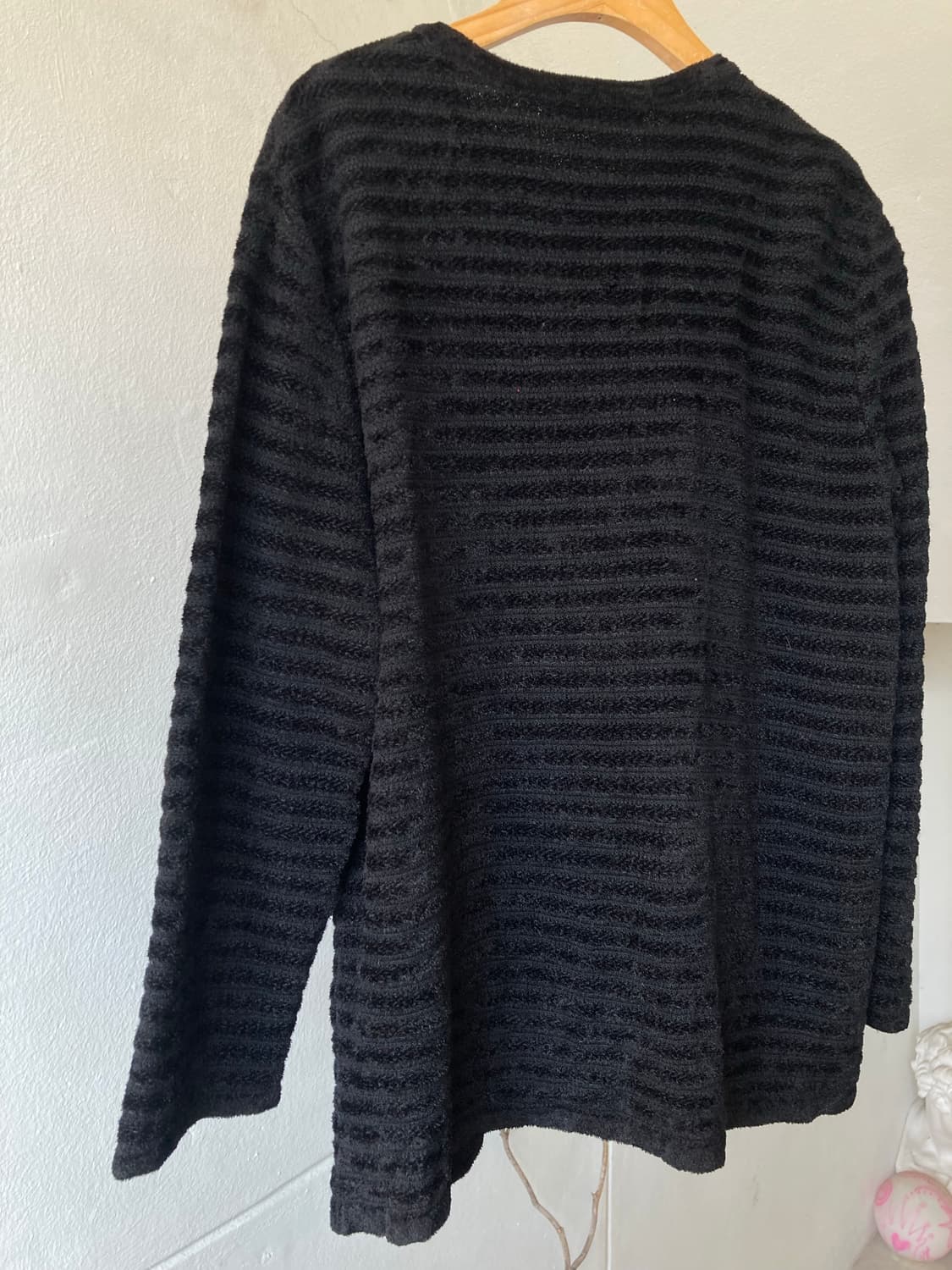 스트라이프 라운드 베이직 가디건 상품이미지6