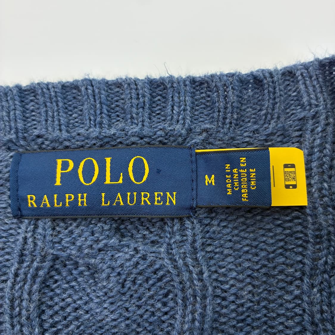 Polo 폴로랄프로렌 신형 라밴더 소라 케이블 라운드 니트 상품이미지4