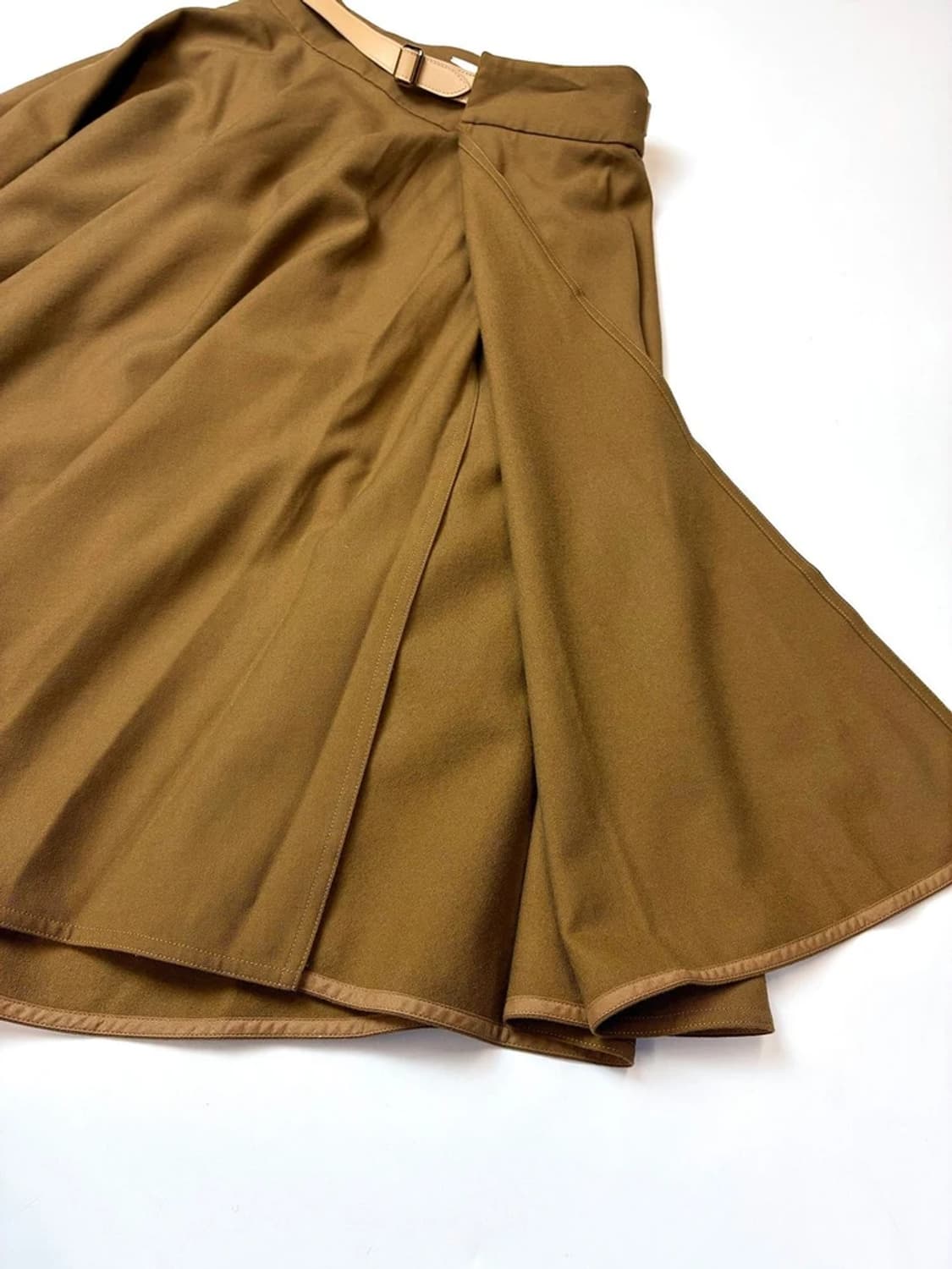 에르메스 명품 100% 울 언발 플리츠 스커트 PN5725    상품이미지5