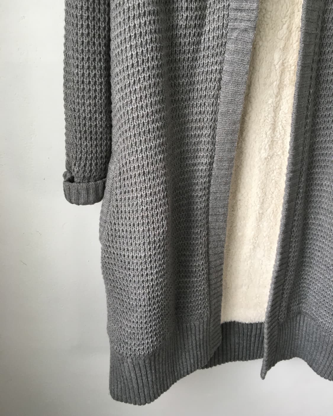 Hood long open cardigan 상품이미지5