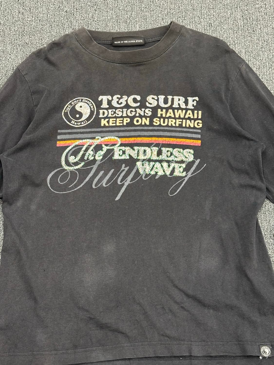 M)T&C SURF vintage 프린팅 롱슬리브 상품이미지2