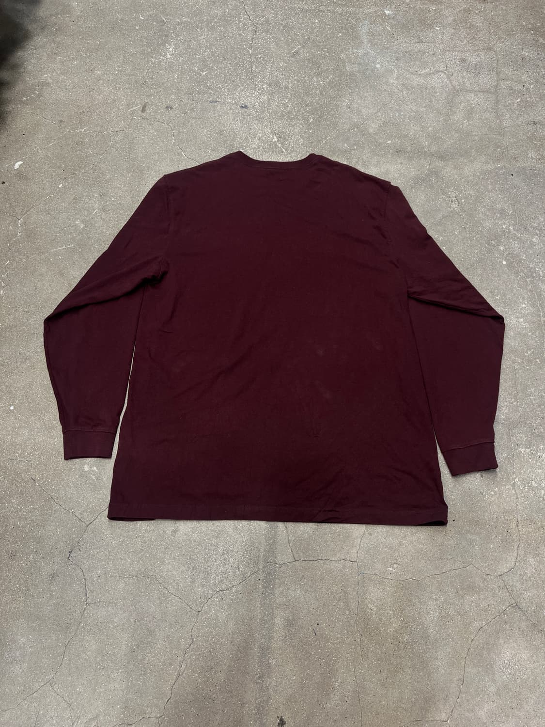 칼하트 롤 슬리브 버건디 상품이미지5