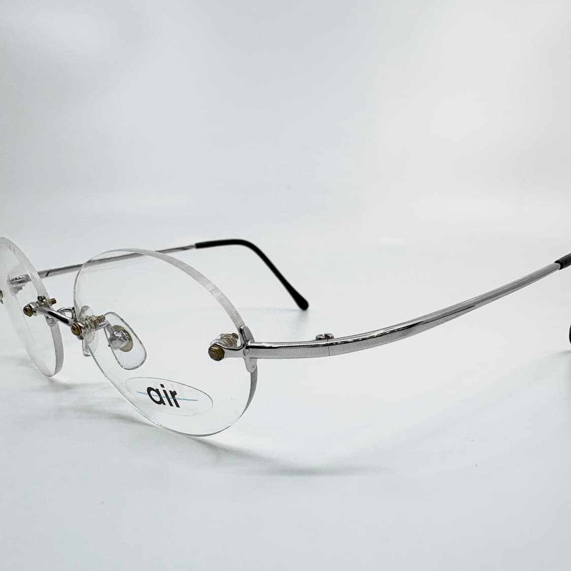 서전 air 빈티지 긱시크 실버 메탈 프레임 안경 상품이미지6