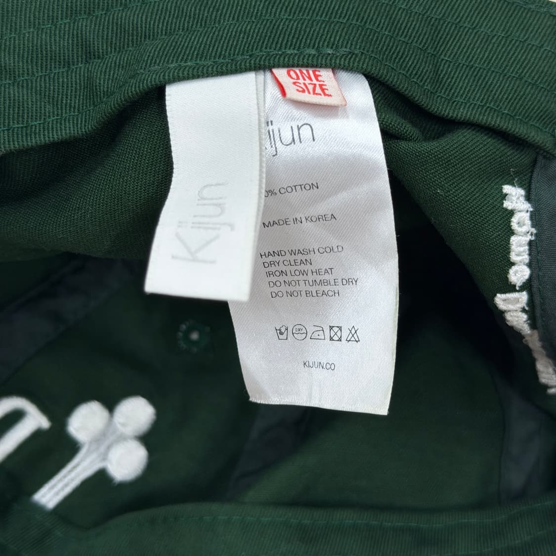 기준 볼캡 모자 그린 상품이미지5