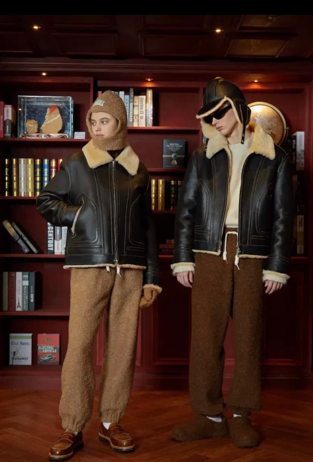 [L] stu 에스티유 무스탕 무톤 레더 양털 자켓 상품이미지2