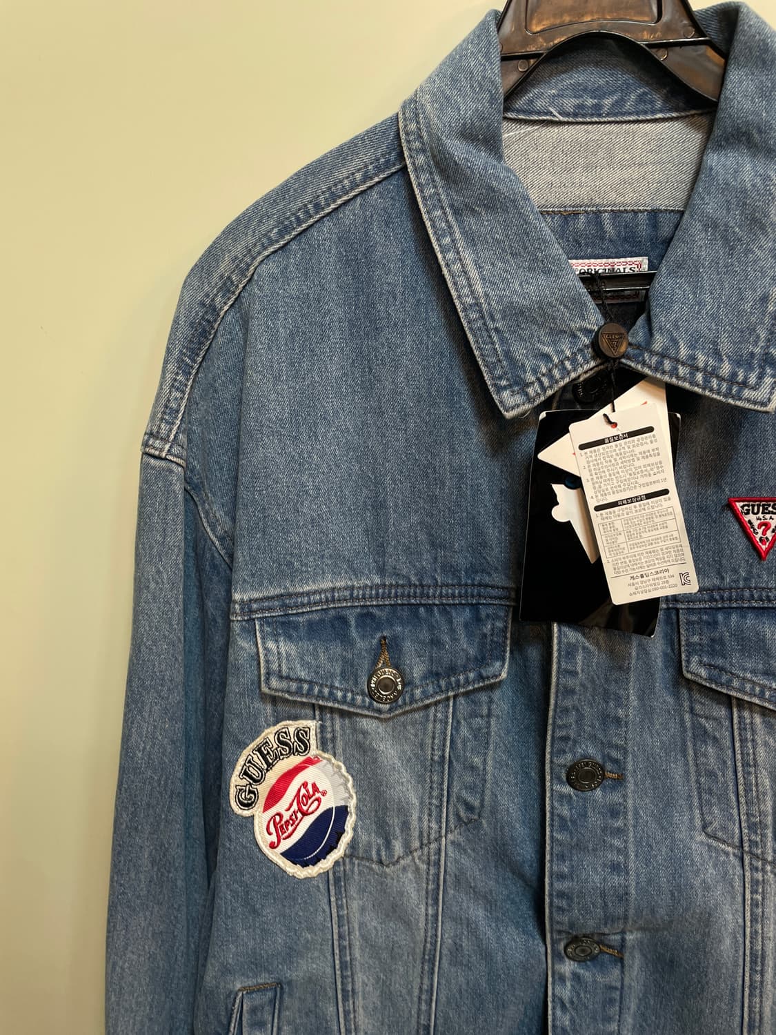 게스x펩시 데님 자켓(새상품) 상품이미지3