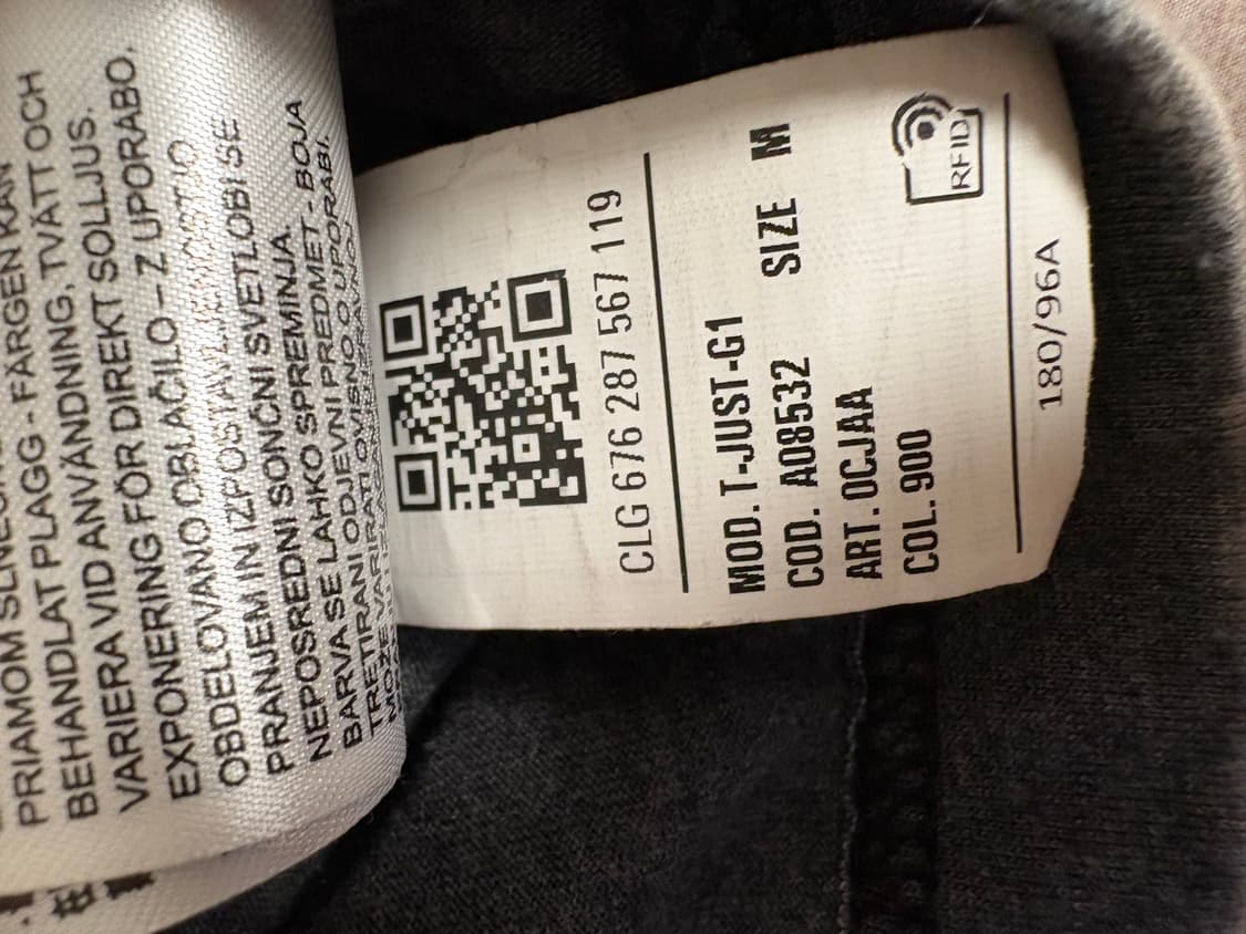 (m) 디젤 티셔츠 그레이 상품이미지3