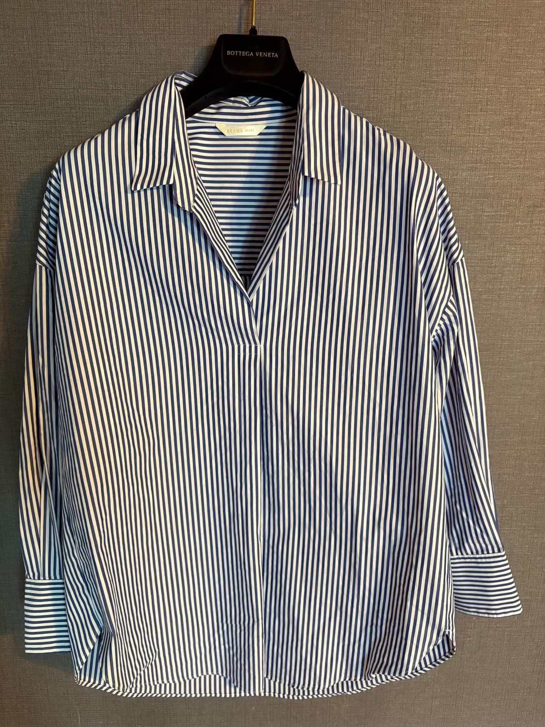 빔즈 하트 스트라이프 셔츠 상품이미지1