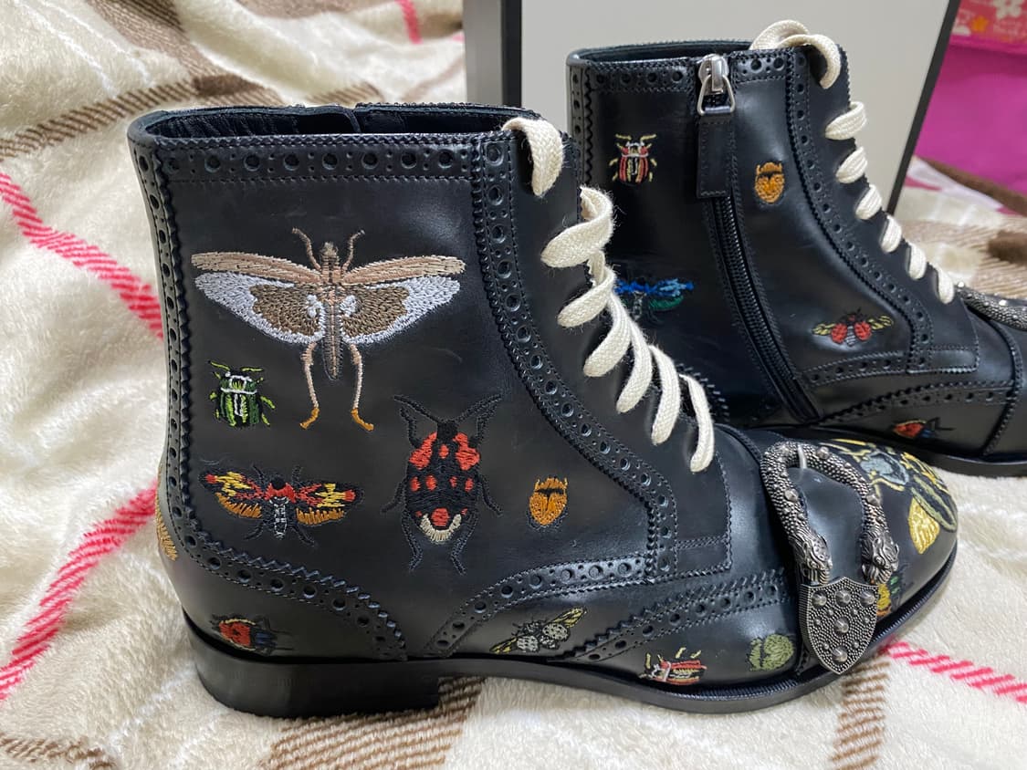 구찌 꿀벌 자수 부츠 8 (265-270) 상품이미지6