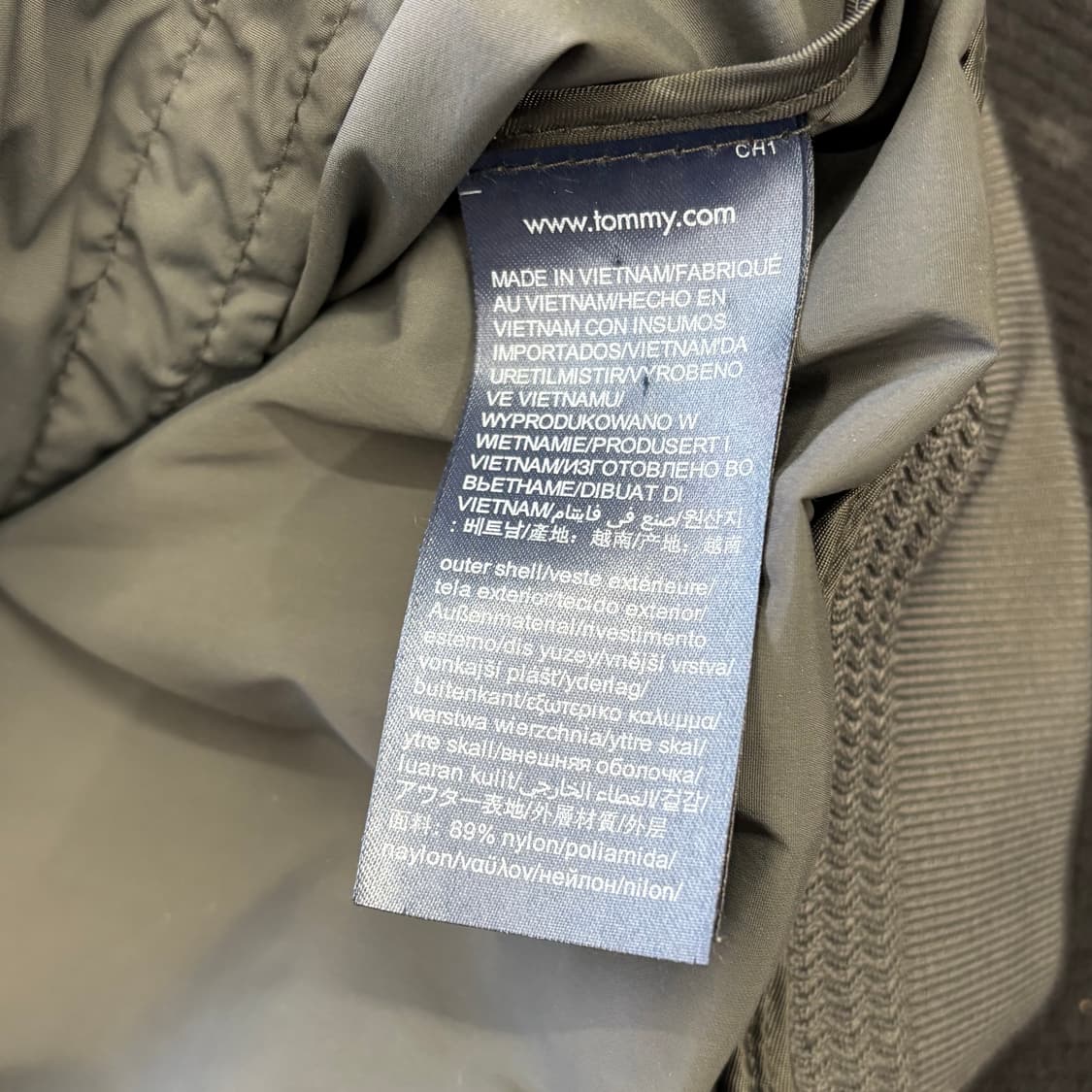 XL 타미힐피거 나일론 집업자켓 상품이미지5