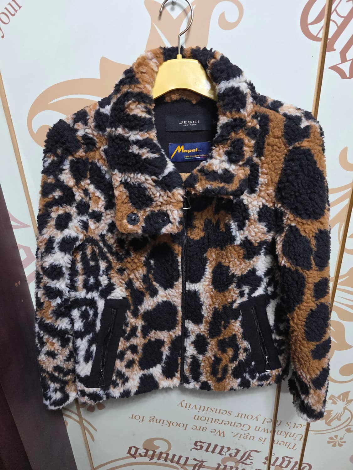 제시뉴욕 레오파드 후리스 자켓  상품이미지1