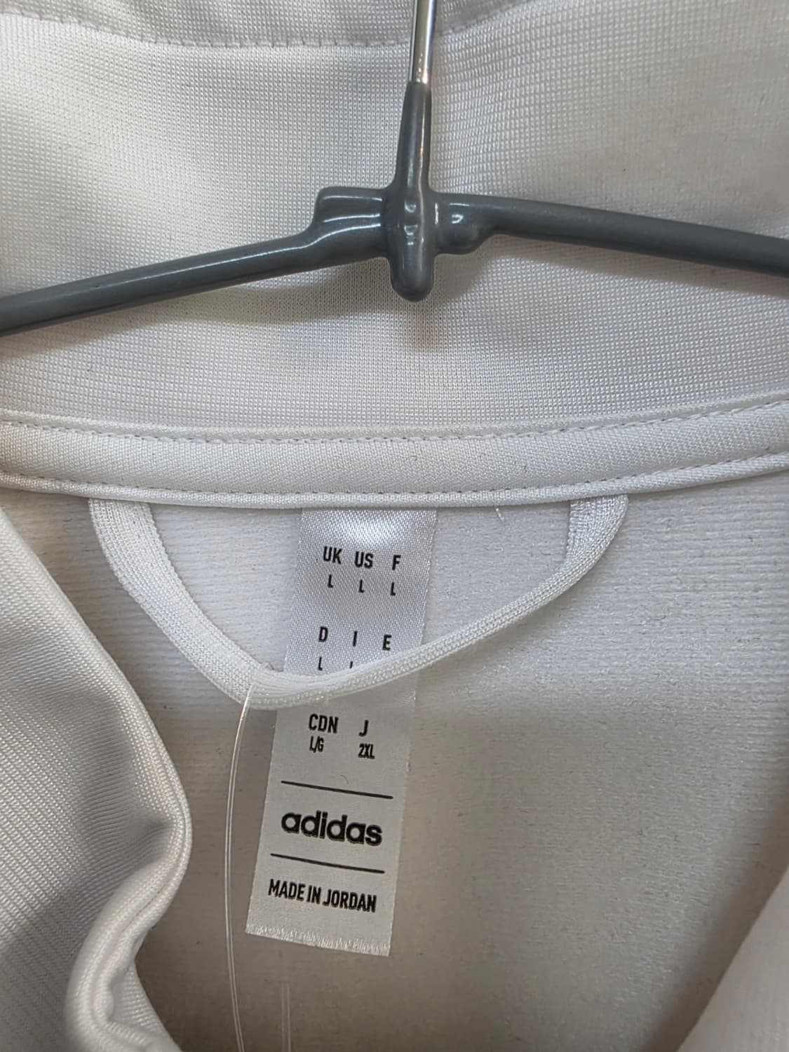 아디다스 레알마드리드 트레이닝탑 져지 흰파  상품이미지3