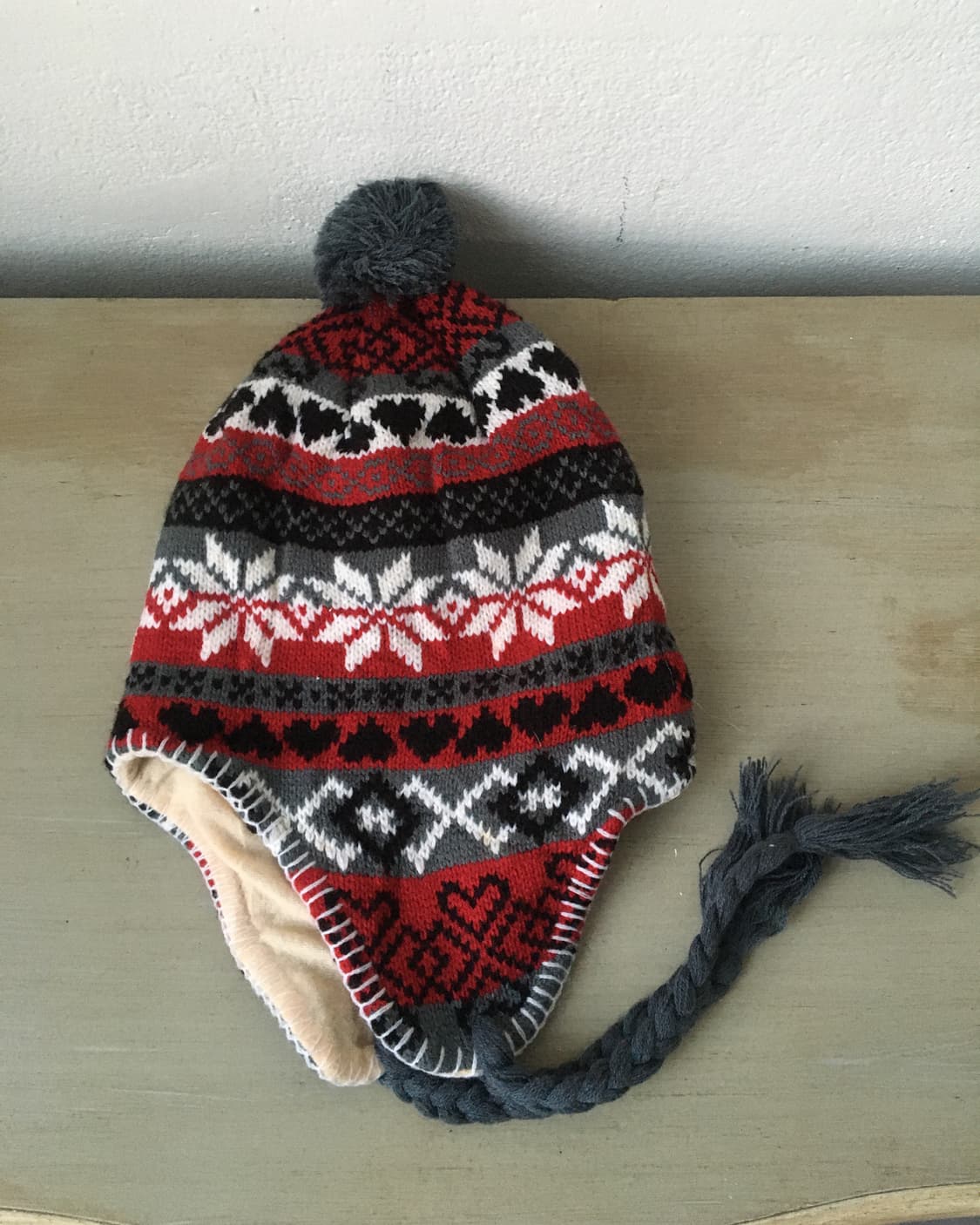  pom pattern knit beanie 상품이미지4