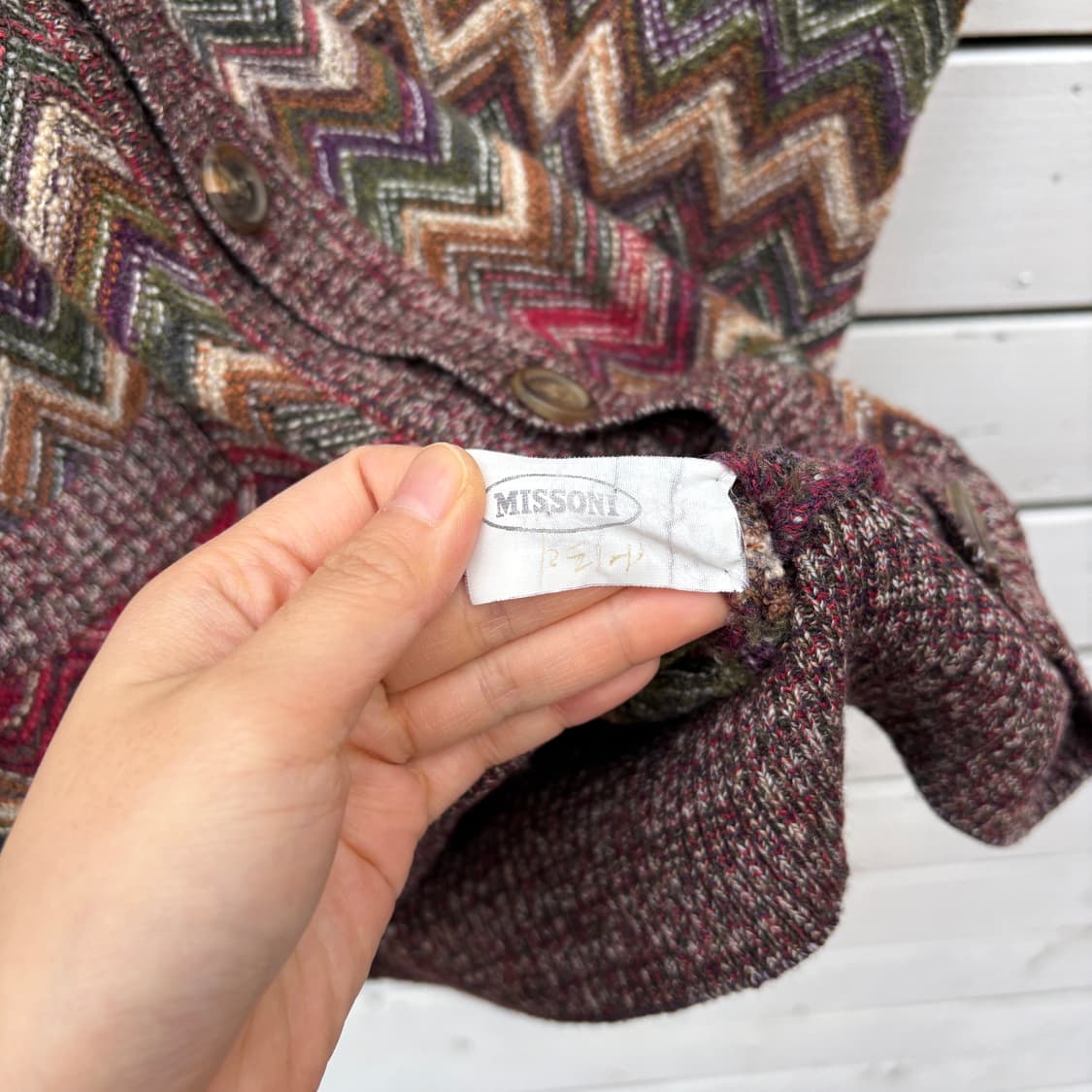 Missoni 미쏘니 니트 조끼 가디건 상품이미지5