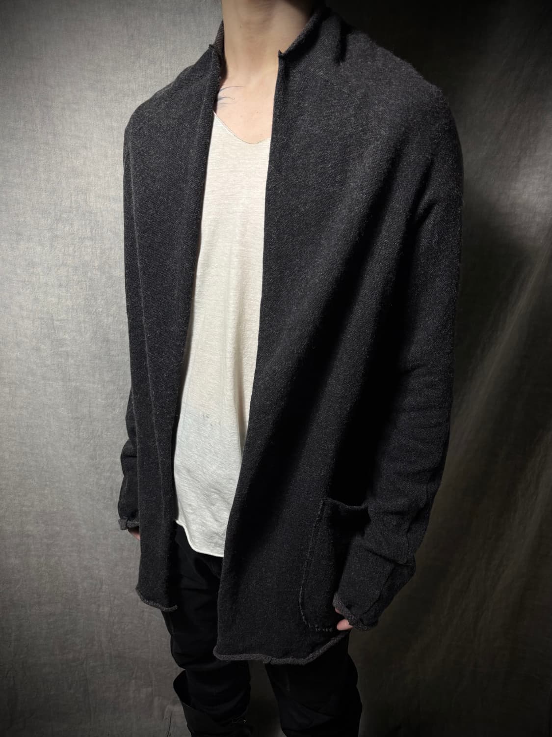 DEVOA Wool Blend Open Cardigan  상품이미지1