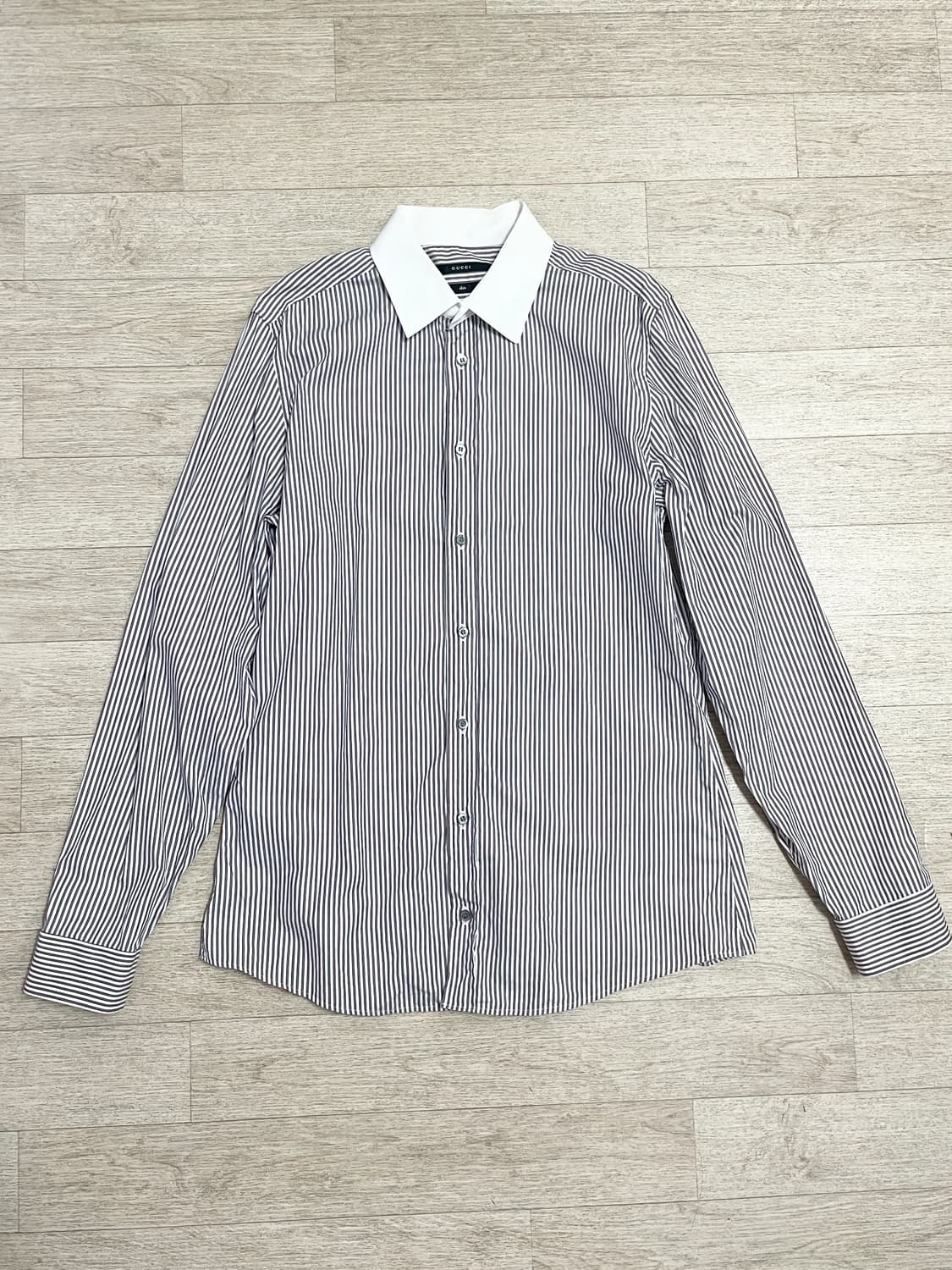 구찌 슬림핏 스트라이프 셔츠(정품) 상품이미지1