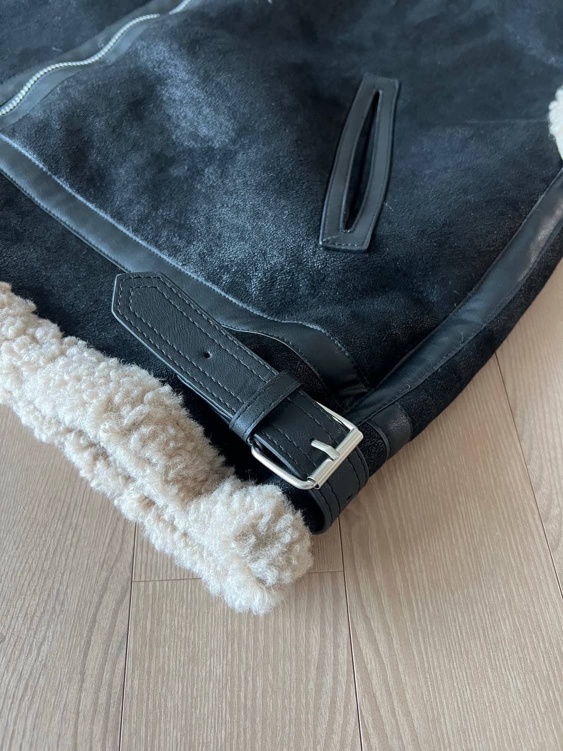 무스탕 양털 베스트  상품이미지4