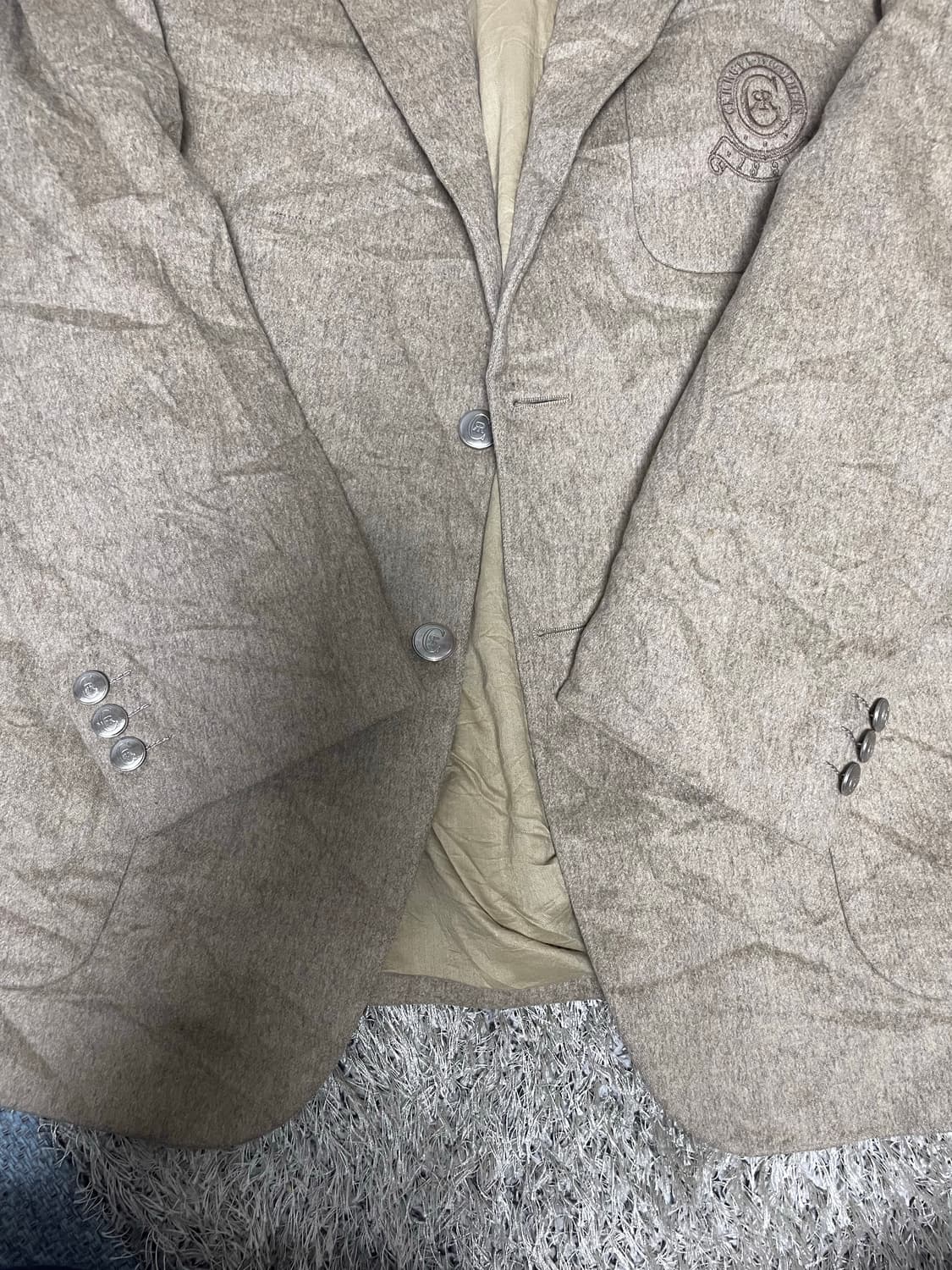 이태리제 체루티 캐시미어혼방 블레이저 사이즈 105~110 상품이미지4