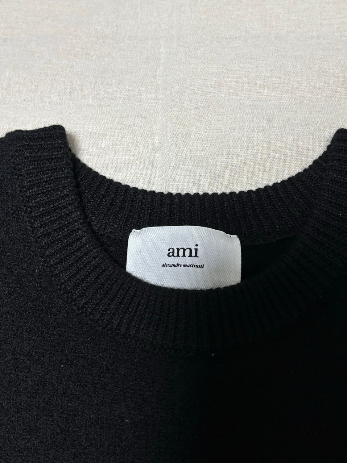 아미 인타르시아 빅하트 로고 니트 [M] 상품이미지2