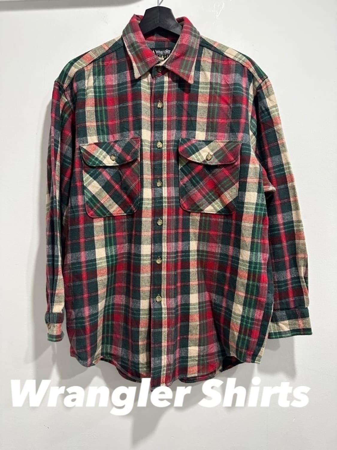 랭글러 워크웨어 체크셔츠 상품이미지1