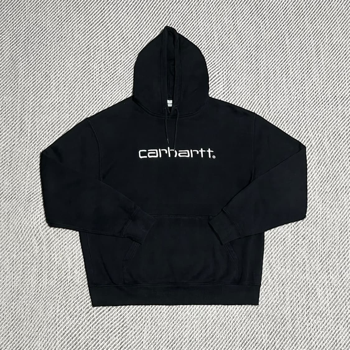 [L] Carhartt 칼하트 WIP 블랙 후드티 상품이미지1