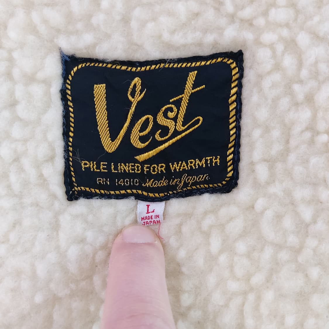 vintage vest 선페이드 디스트레스드 상품이미지9