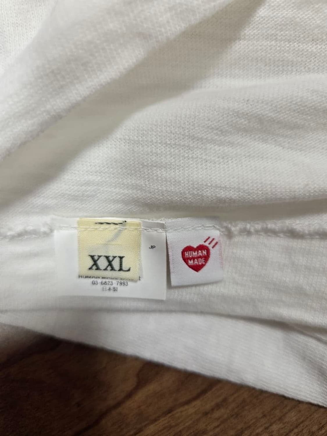 휴먼 메이드 그래픽 롱슬리브 티셔츠 화이트 상품이미지7