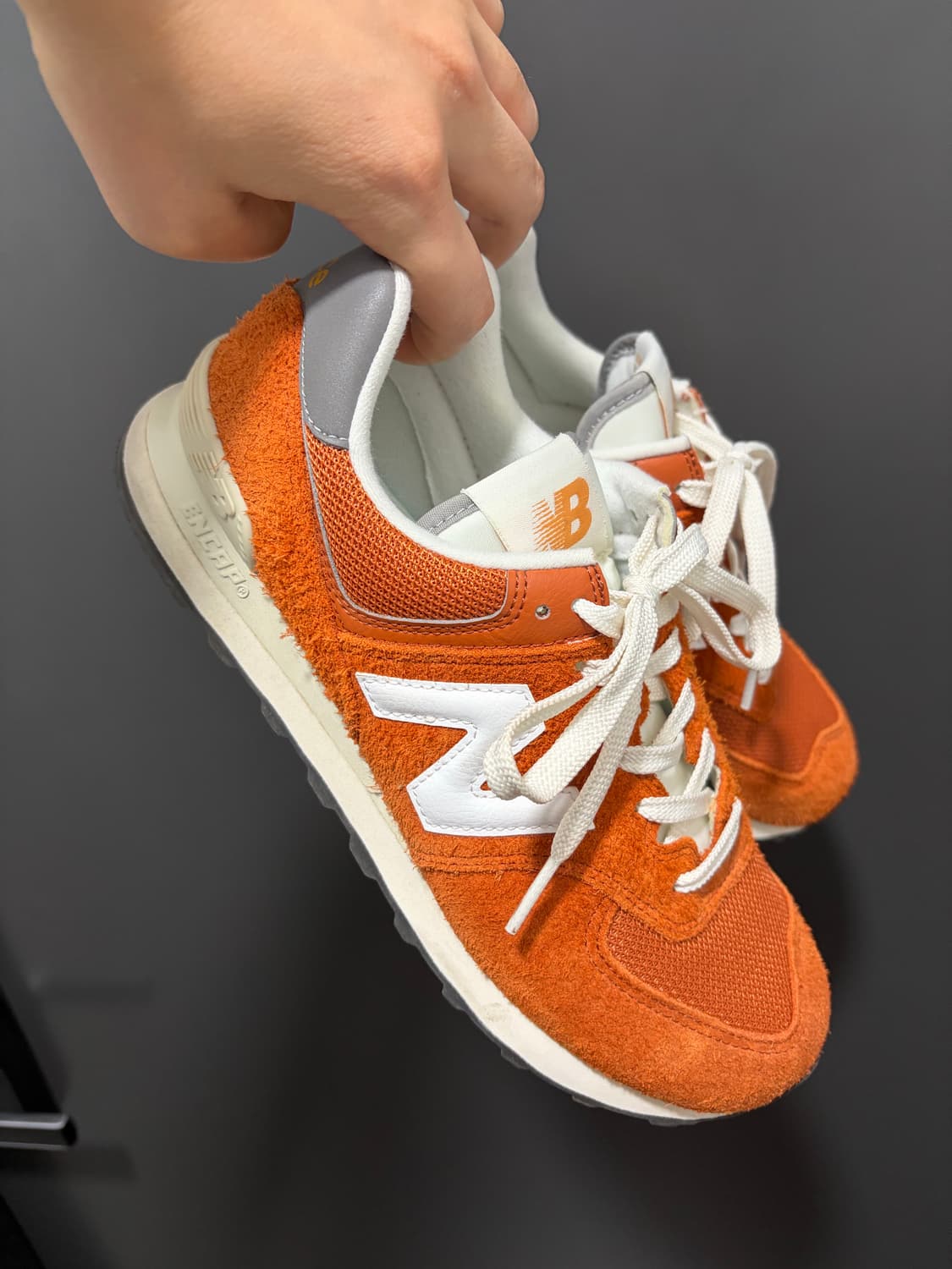 뉴발란스 574 오렌지색 헤리티지 260 (초S급) 상품이미지3