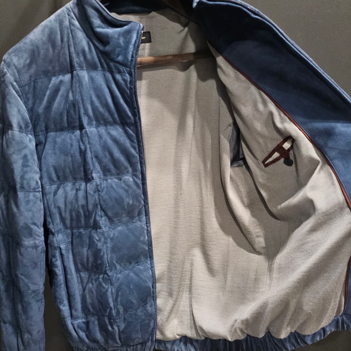 로로피아나 트래블 라이트  피우모 스웨이드 패딩자켓 상품이미지4