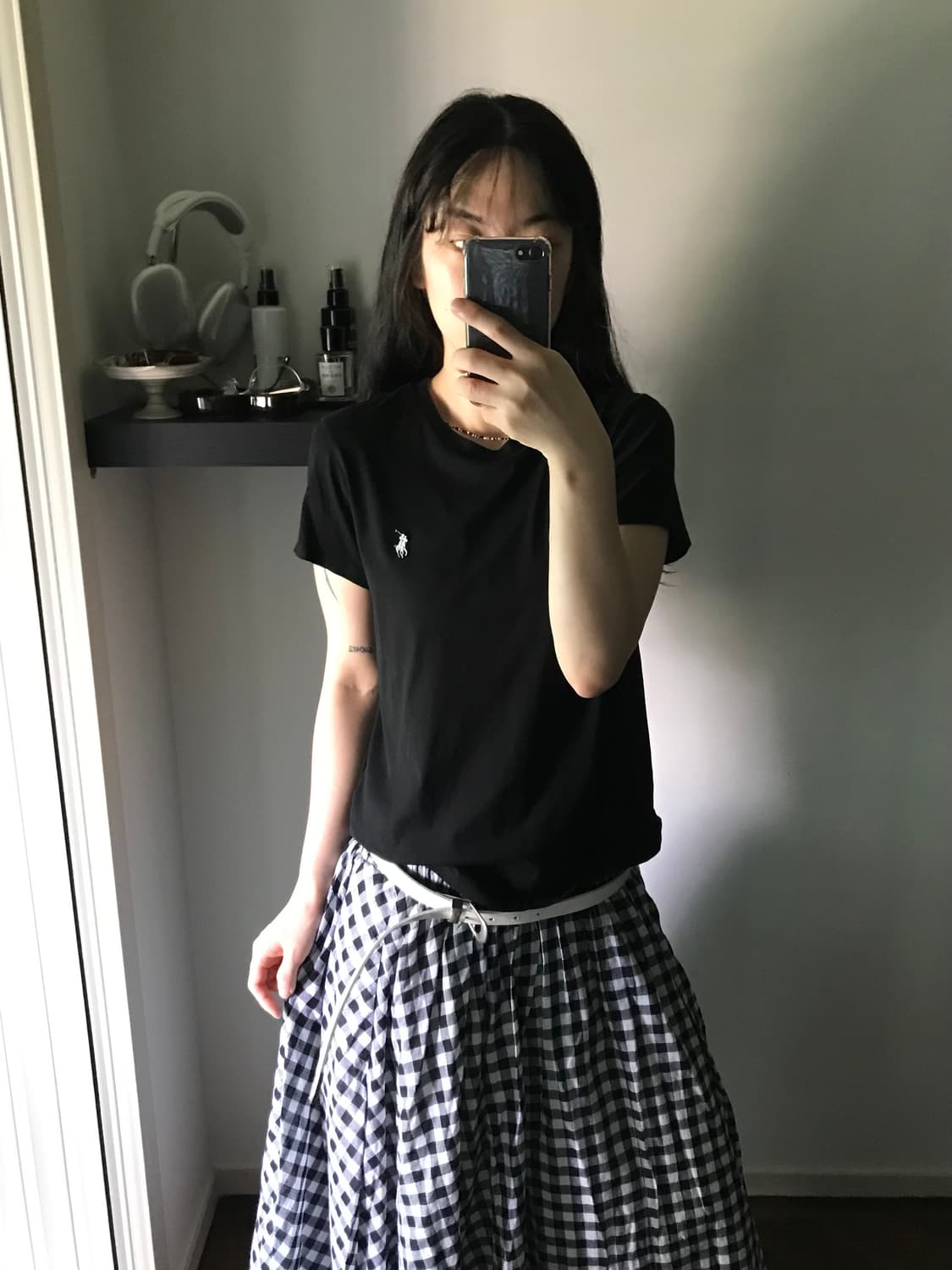 폴로 랄프로렌 포니 로고 블랙 반팔티 상품이미지2