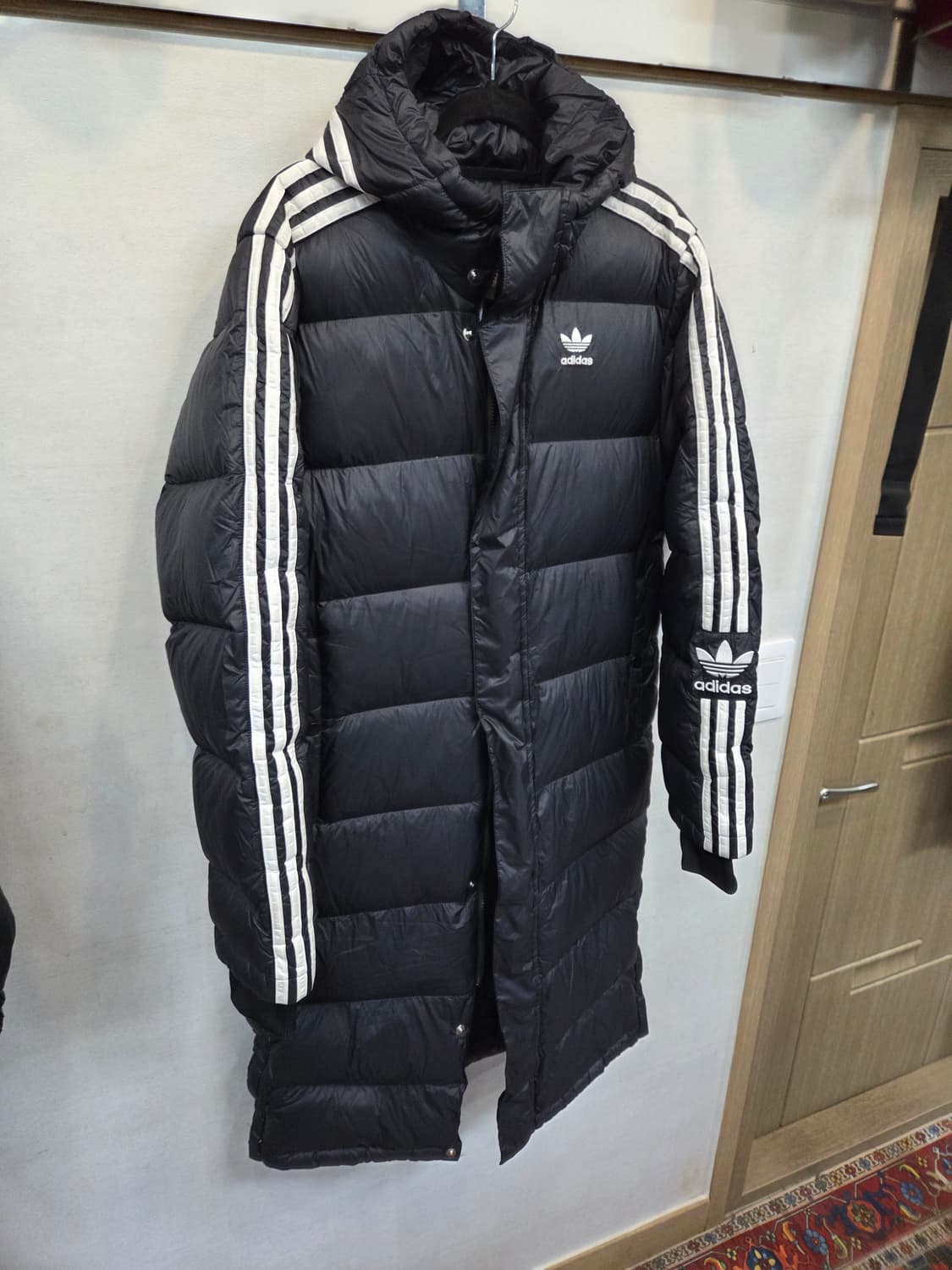 아디다스 삼선 덕다운 롱패딩 xs 85 상품이미지6