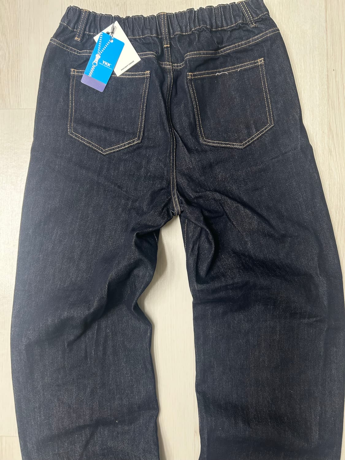 (새상품) 인디고 커브드 데님 팬츠 상품이미지2