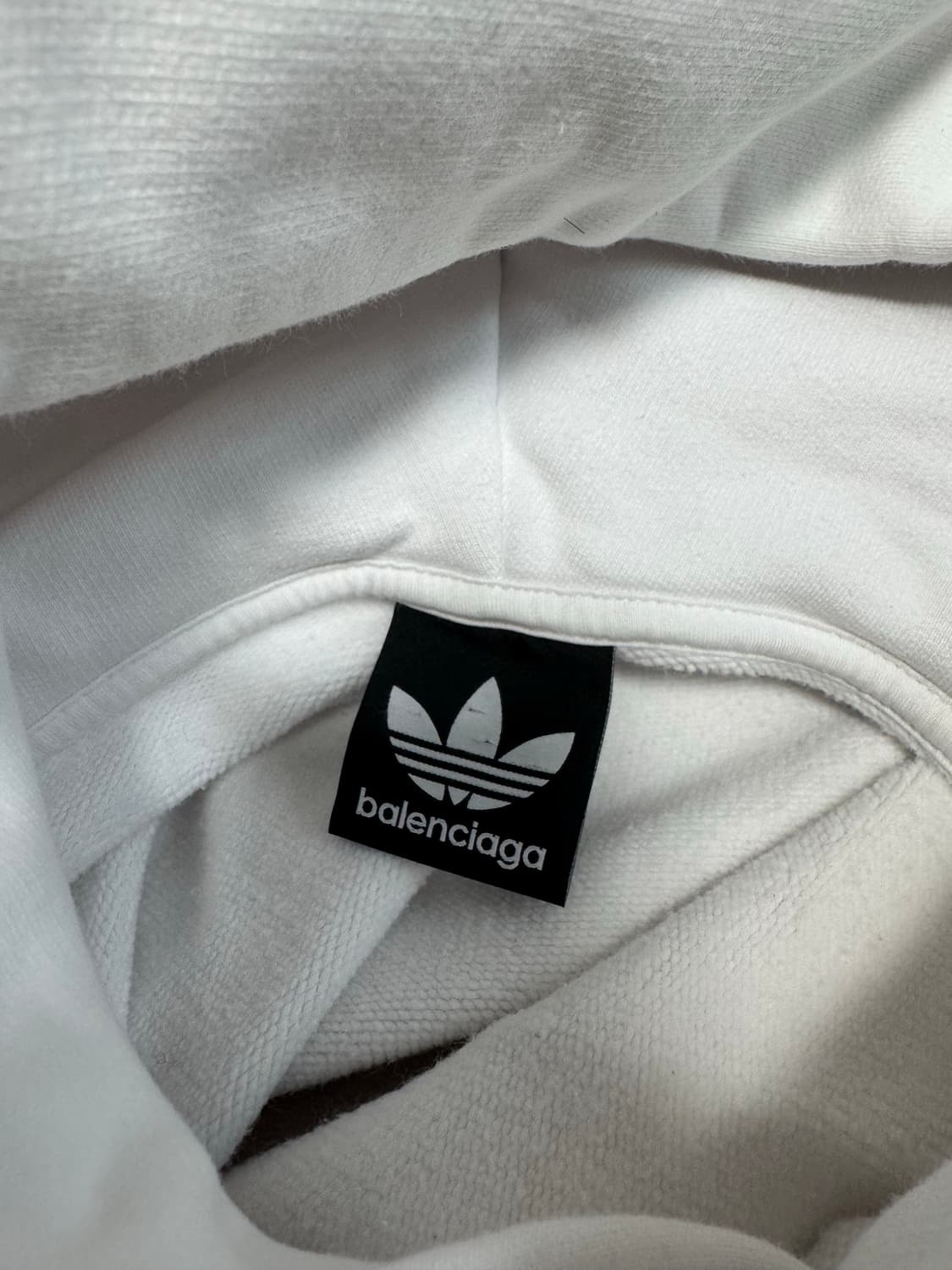 [2] 발렌시아가 아디다스 후드 화이트 상품이미지5