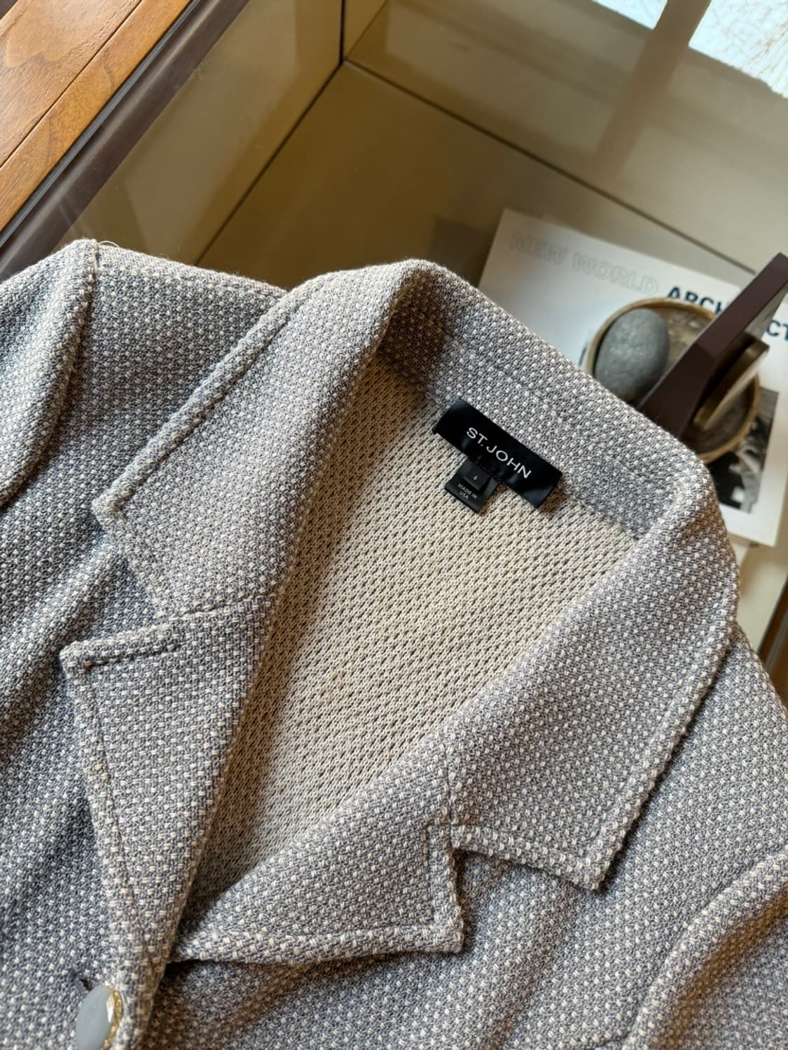 센존 트위드 자켓 55 상품이미지3