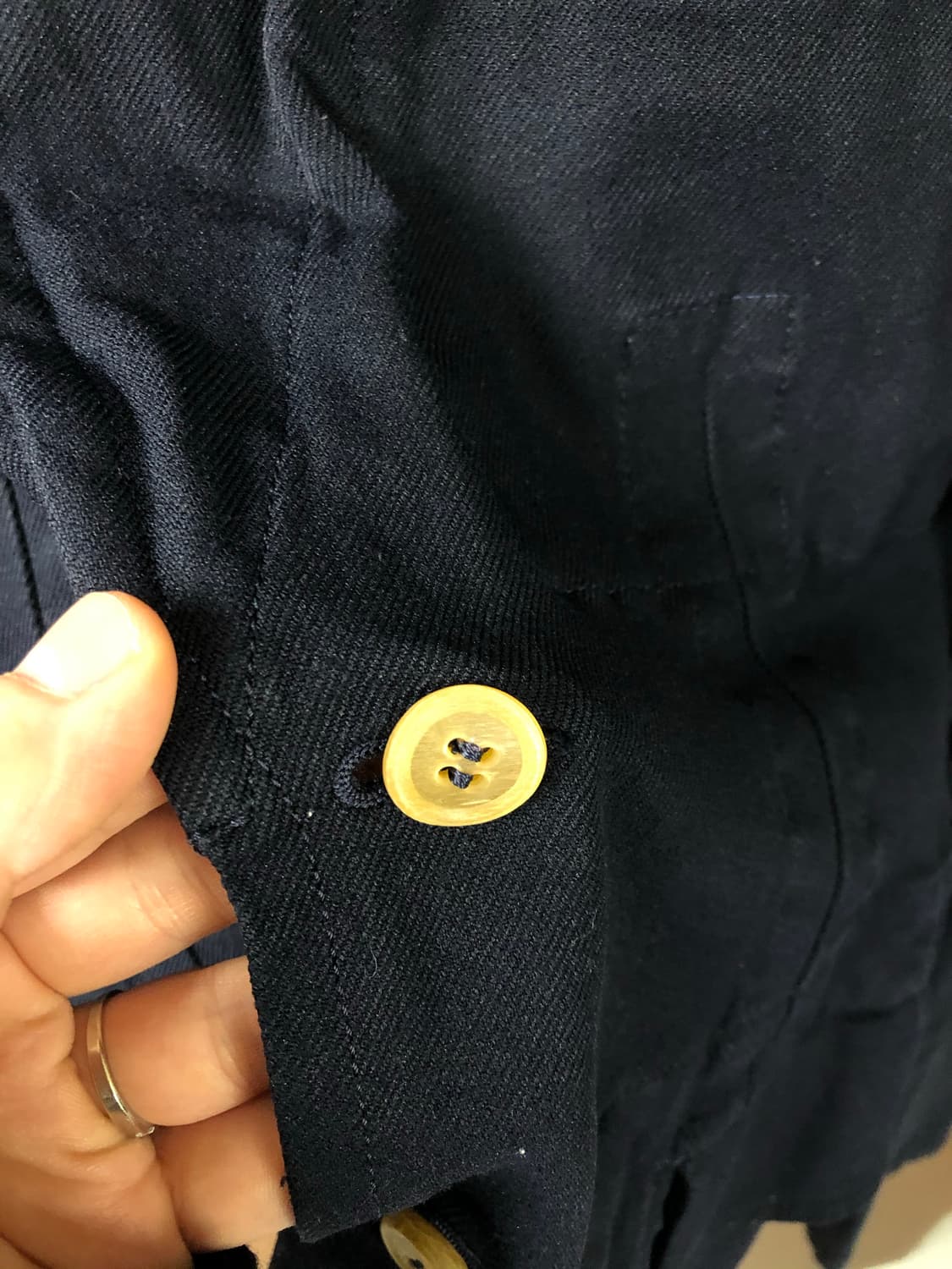 Comme des garcons 스탠드 카라 블레이저 s 상품이미지3