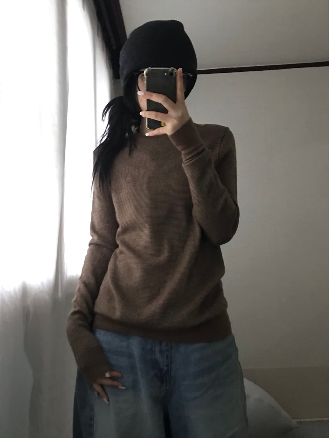 폴로 브라운 메리노울 니트 상품이미지2